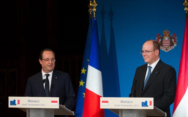 François Hollande en visite à Monaco