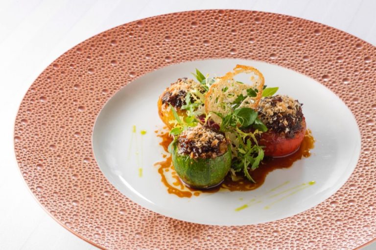Les petits farcis de légumes confits au jarret de cochon “demi-sel”