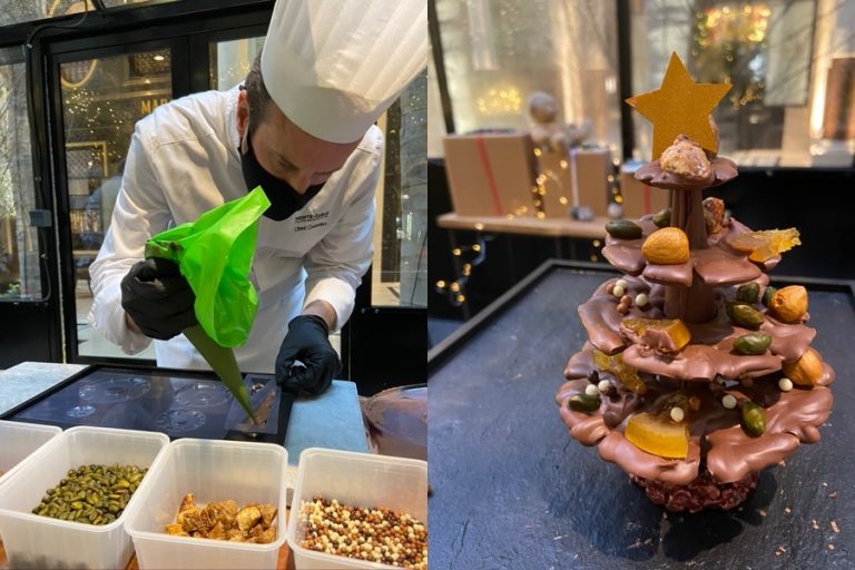 La recette du sapin-mendiant de Noël