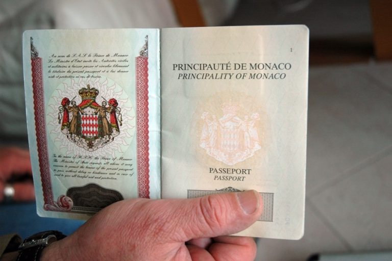passeport nationalité monégasque