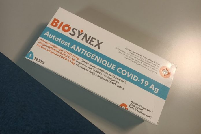 autotest covid-19 boîte