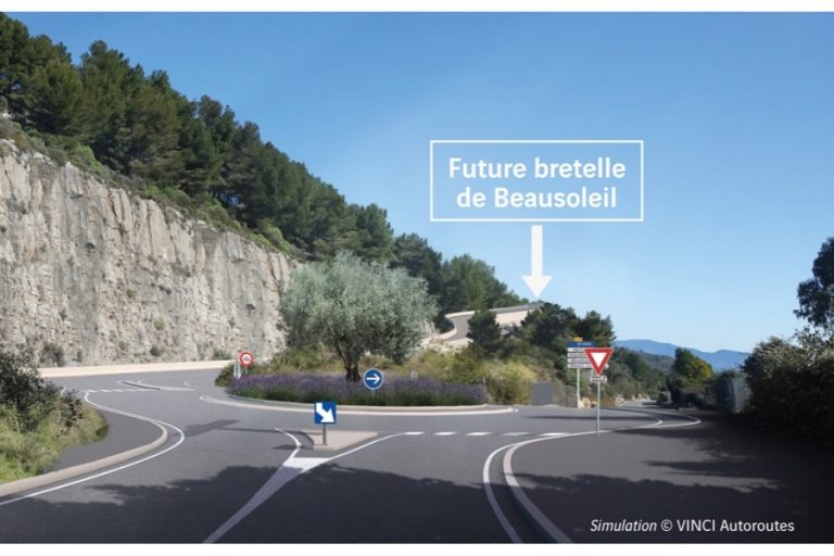 simulation bretelle de Beausoleil