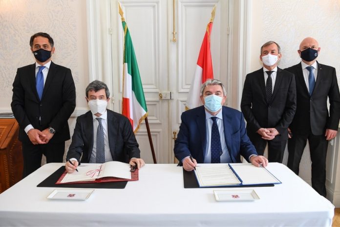 Signature Accord télétravail Monaco-Italie