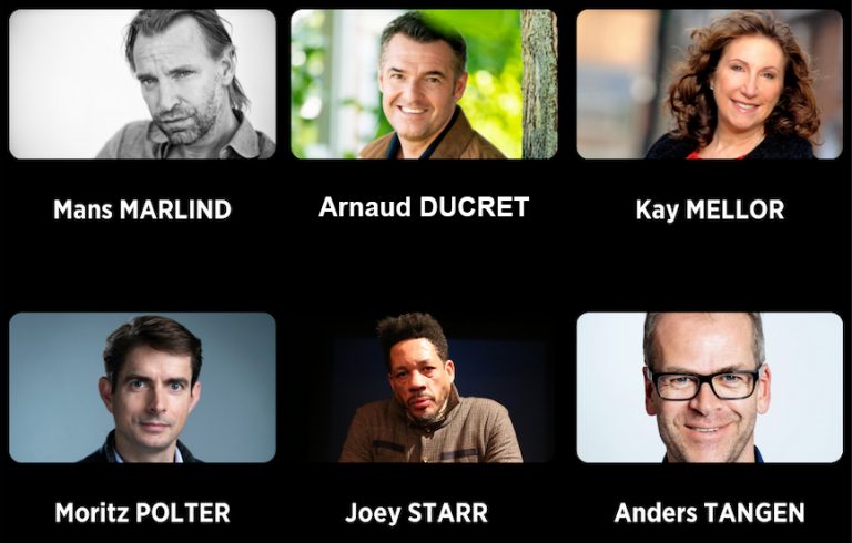 Joey Starr et Arnaud Ducret membres du jury au Festival de télévision de Monte-Carlo