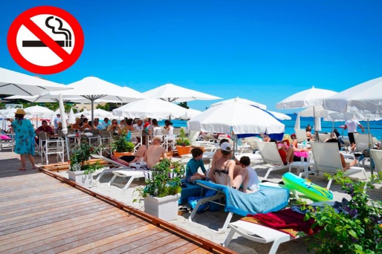 Fini le tabac et les cigarettes  électroniques sur les plages monégasques