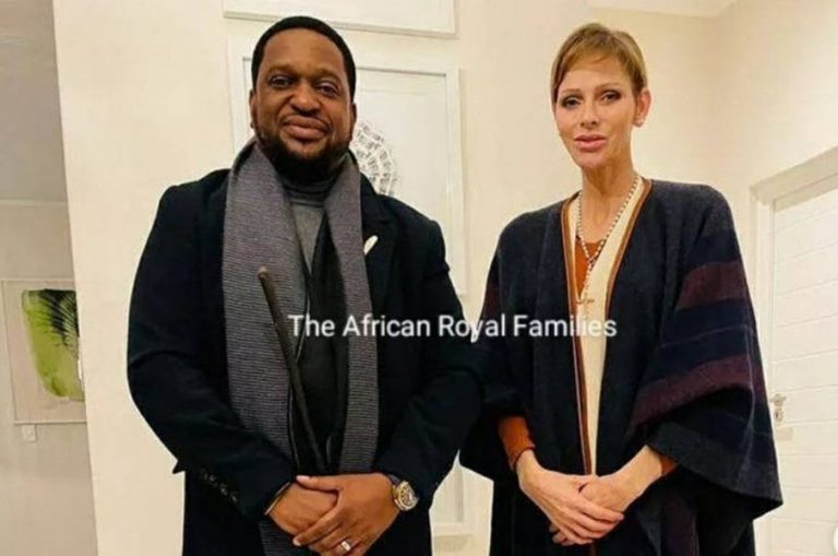 Rencontre entre la princesse Charlène de Monaco et le roi Misuzulu en Afrique du Sud