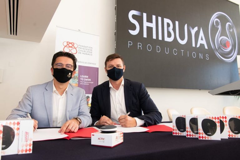 galet connecté monaco fondation princesse Charlene Shibuya Productions