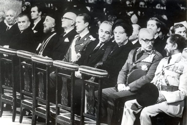 Le Prince Rainier III aux funérailles de Charles de Gaulle