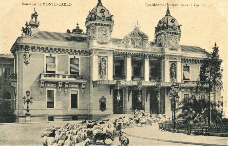 Carte postale monaco ancien