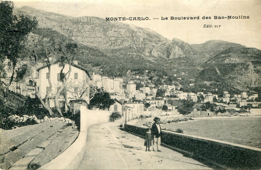 Carte postale monaco ancien