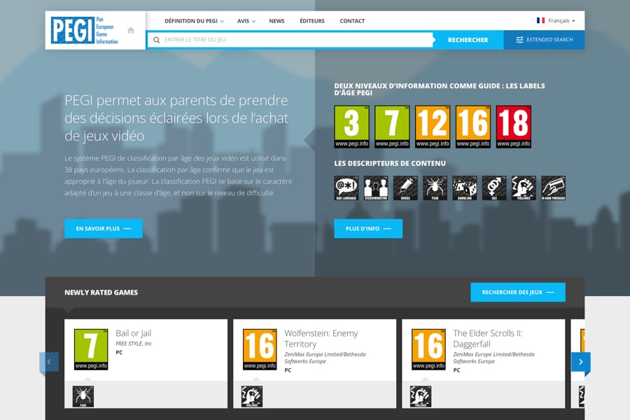 classement PEGI