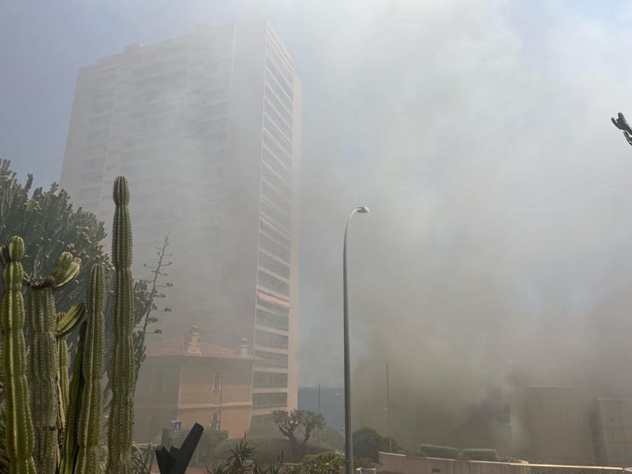 Incendie Monaco