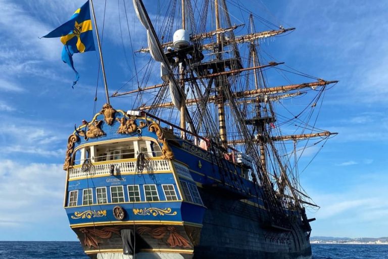 Le Götheborg, plus grand voilier en bois au monde, est à Monaco durant trois jours