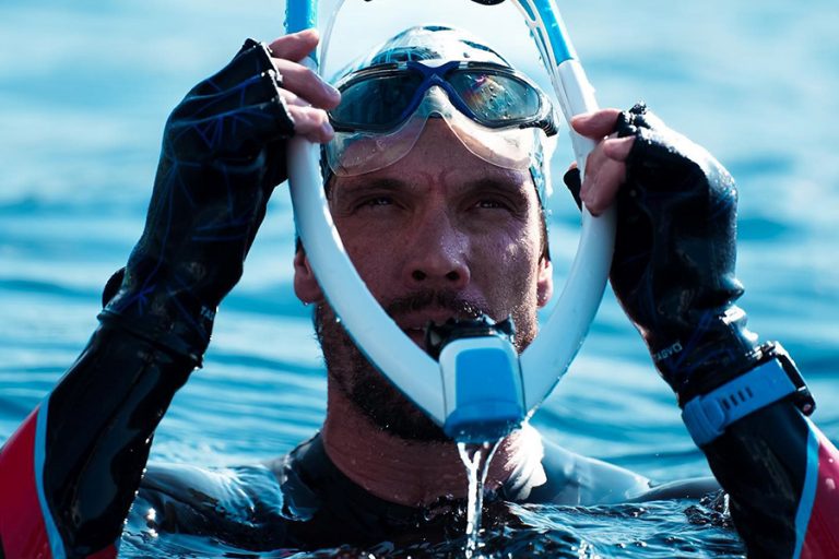 Rémi Camus a traversé la Méditerranée à la force de ses bras 