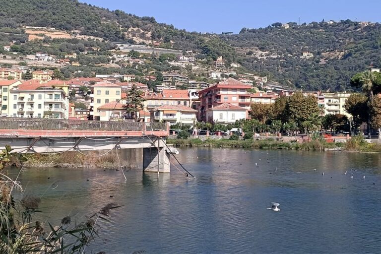 Passerelle Vintimille Tempête Alex
