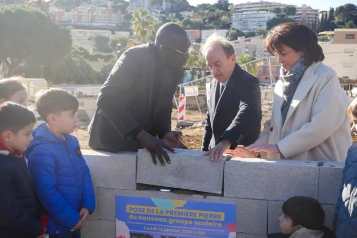 Carnolès Nouvelle école chantier Roquebrune-Cap-Martin