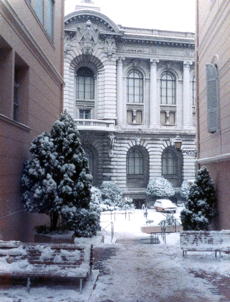 Monaco sous la neige Musée Océanographique