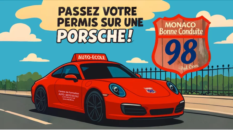 Monaco Bonne Conduite Porsche Auto Ecole