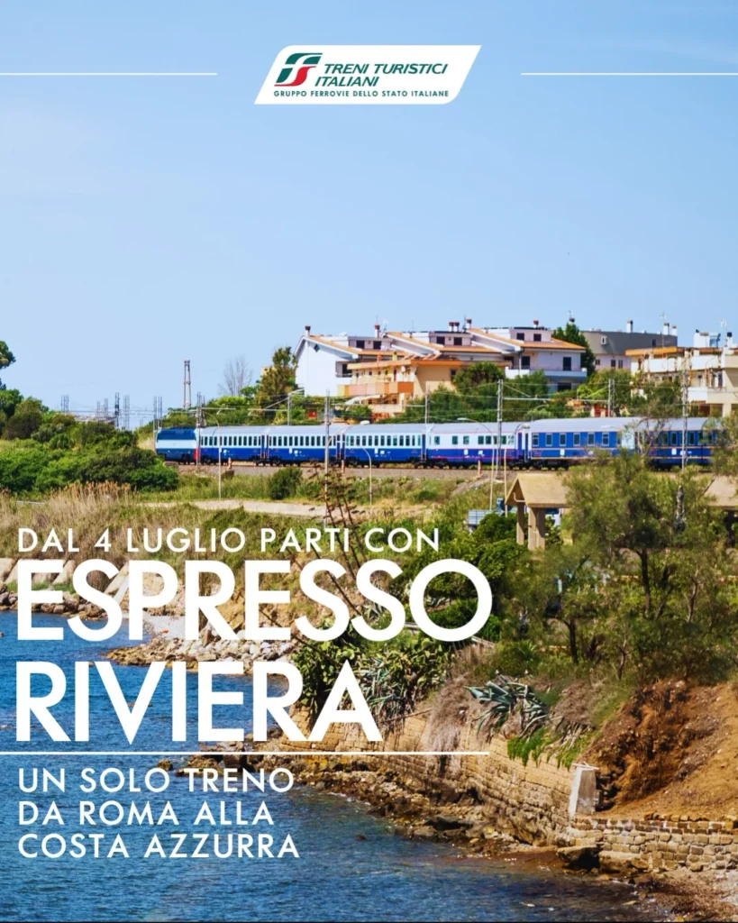 Nouveau train Espresso Riviera Rome Marseille Monaco